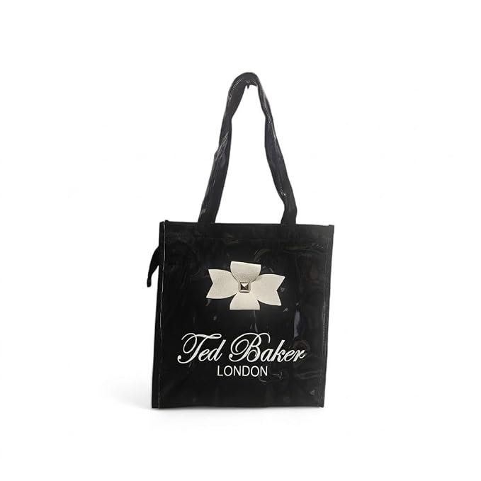 Ted Baker London Multipurpose Tote Bag with Signature Bow Detail Spacious Travel Carryall, Everyday Shopping Organiser, Durable Shoulder Handbag for Work, Office, Travel & Daily Essentials