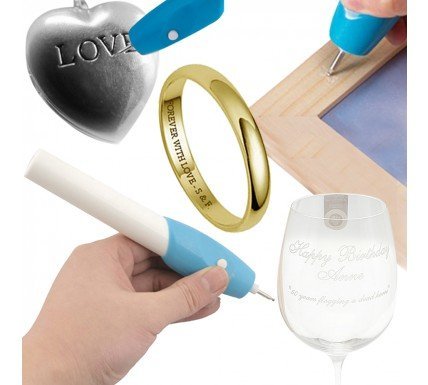 Electric Engraving Pen Tool | Engraving Machine for Metal | Glass | Wood | Plastic & Jewellery | DIY Etching Pen for Name Writing | Carving | Craft & Personalization | DIY Craft Tool