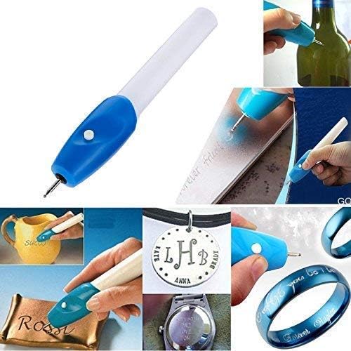 Electric Engraving Pen Tool | Engraving Machine for Metal | Glass | Wood | Plastic & Jewellery | DIY Etching Pen for Name Writing | Carving | Craft & Personalization | DIY Craft Tool